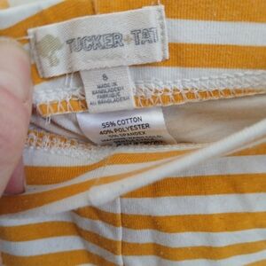 Tucker + Tate Orange and White Striped Kids Bottoms